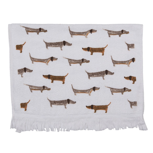 Hand towel with dog print