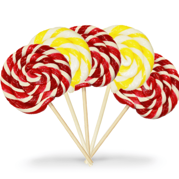 Round lollipops