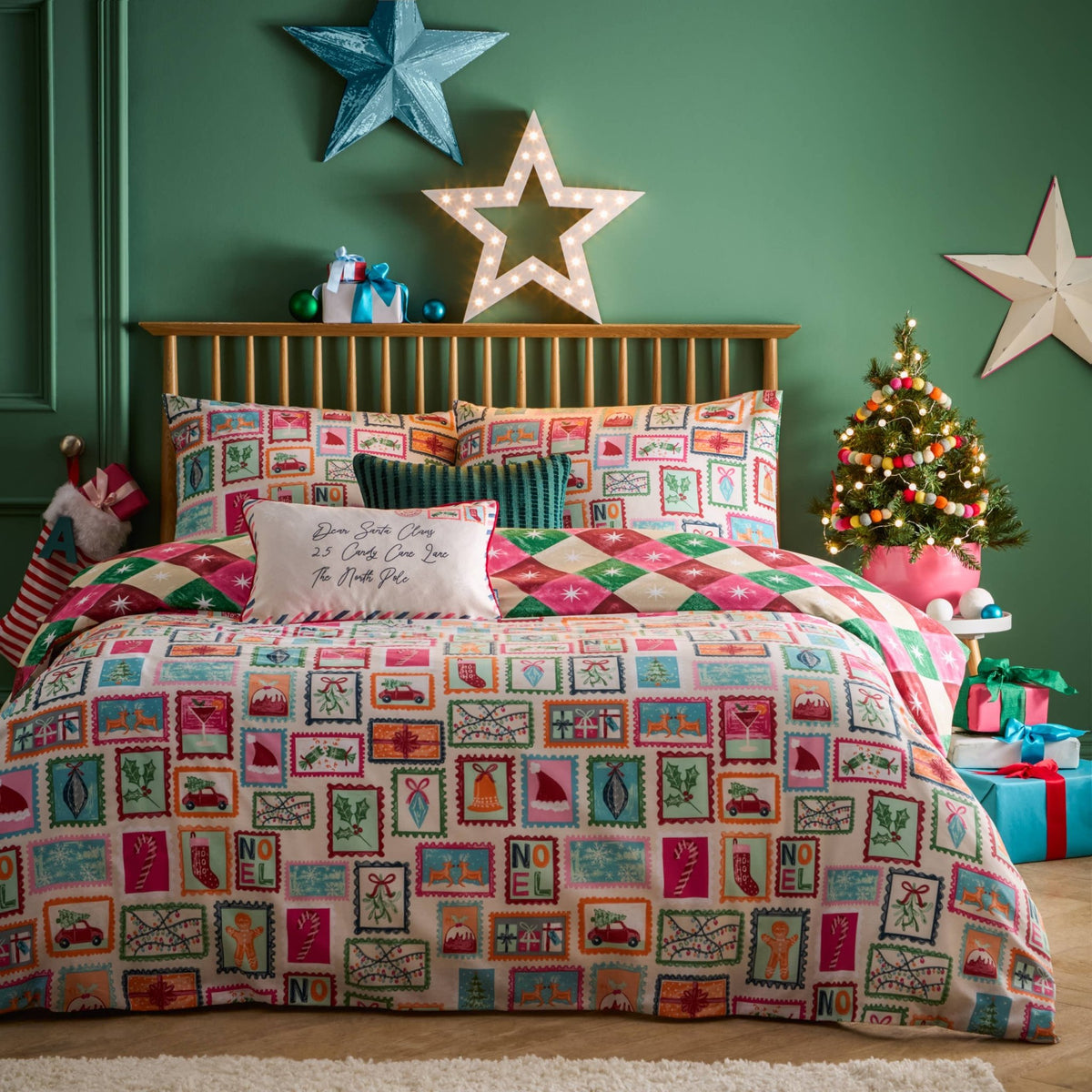 Dear Santa jouluinen pussilakanasetti - Lempi Lifestyle