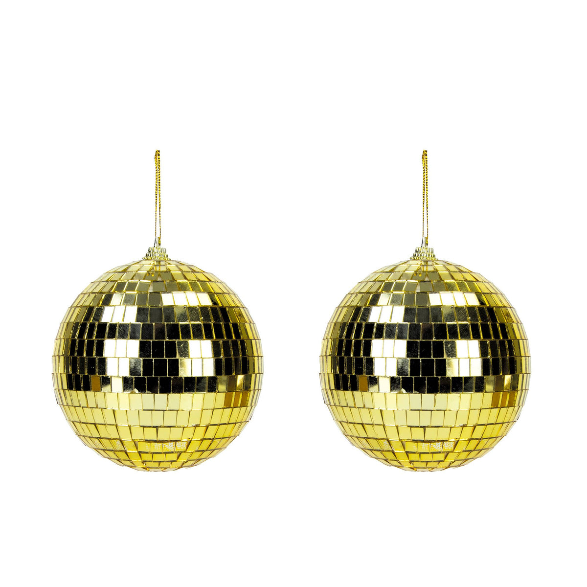 Discopallot 10 cm, 2 kpl paketissa kulta - Lempi Lifestyle