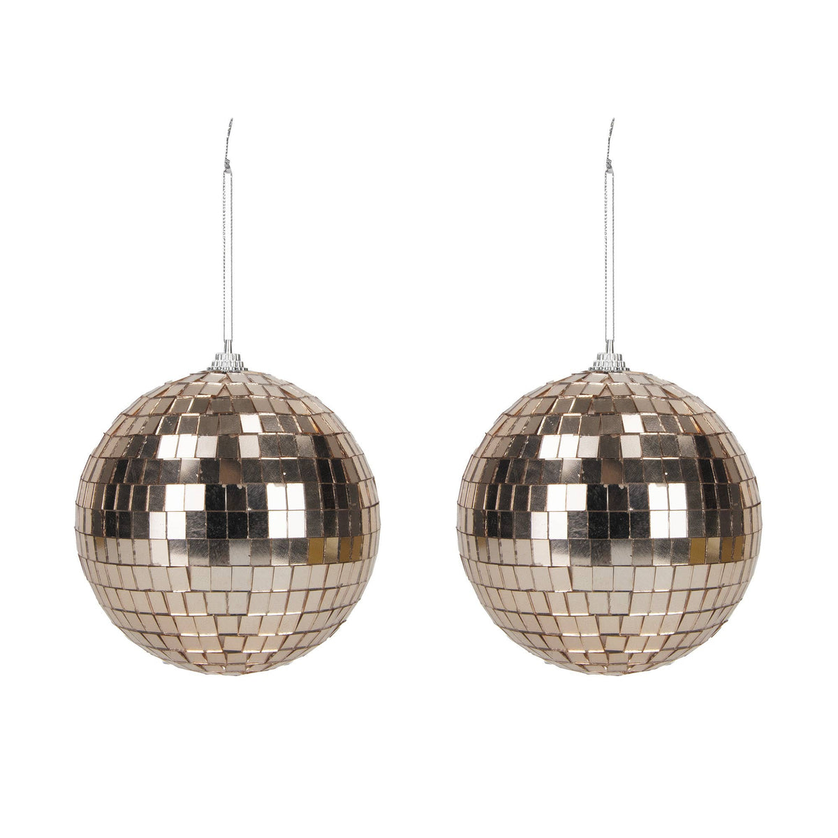 Discopallot 10 cm, 2 kpl paketissa ruusukulta - Lempi Lifestyle