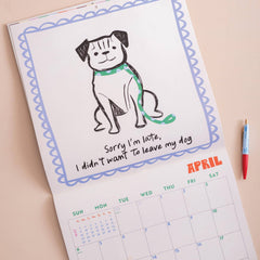 Dog Life 2027 -seinäkalenteri - Lempi Lifestyle