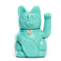 Lucky cat - kissa turkoosi