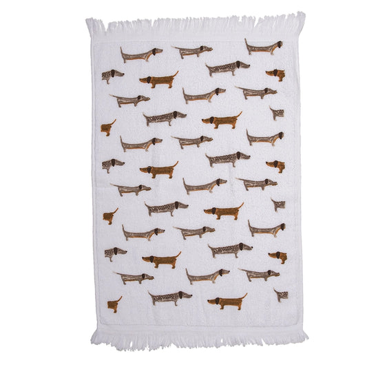 Hand towel with dog print