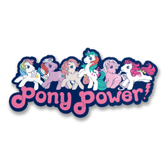 Vinyylitarra - Pony Power Sticker