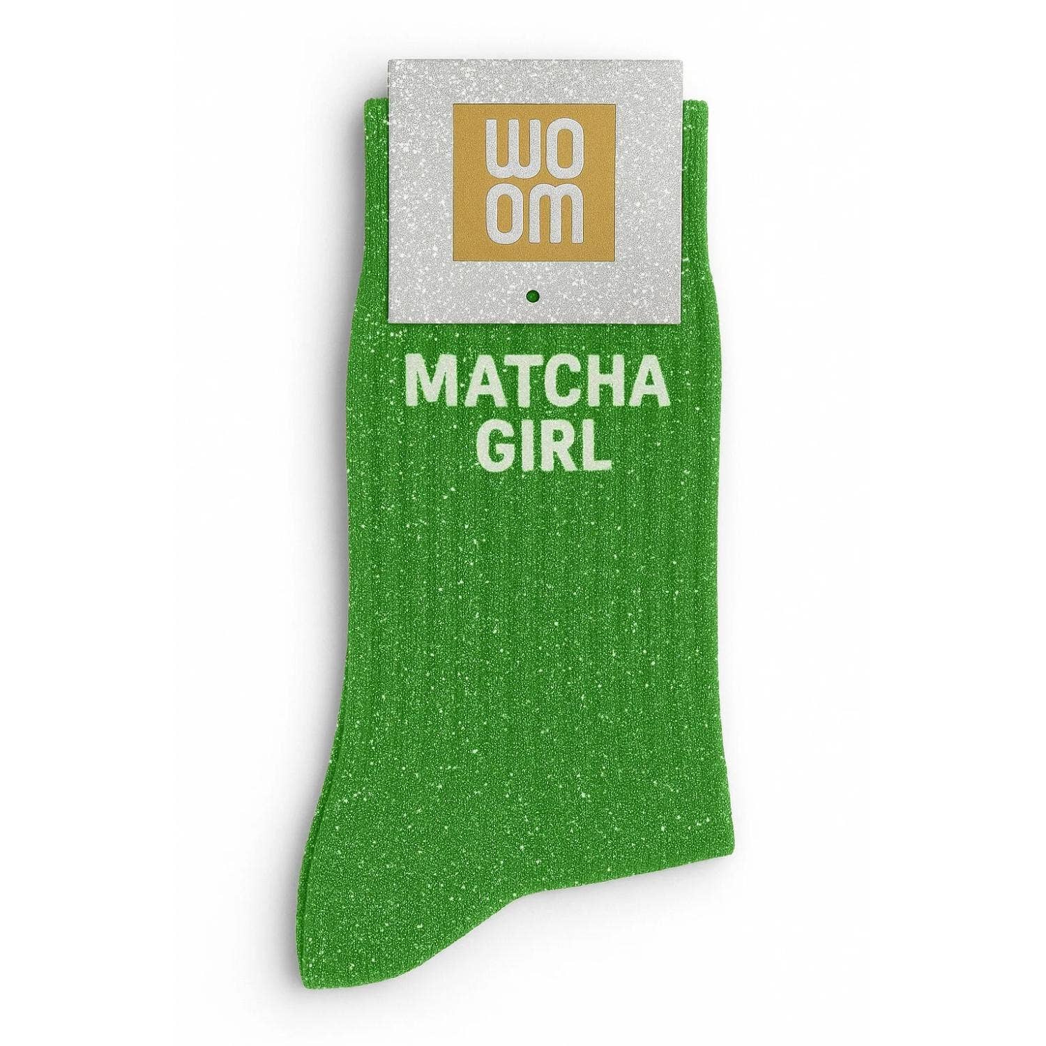 Glittersukat Matcha Girl - matcha-väriset kimallesukat - Lempi Lifestyle