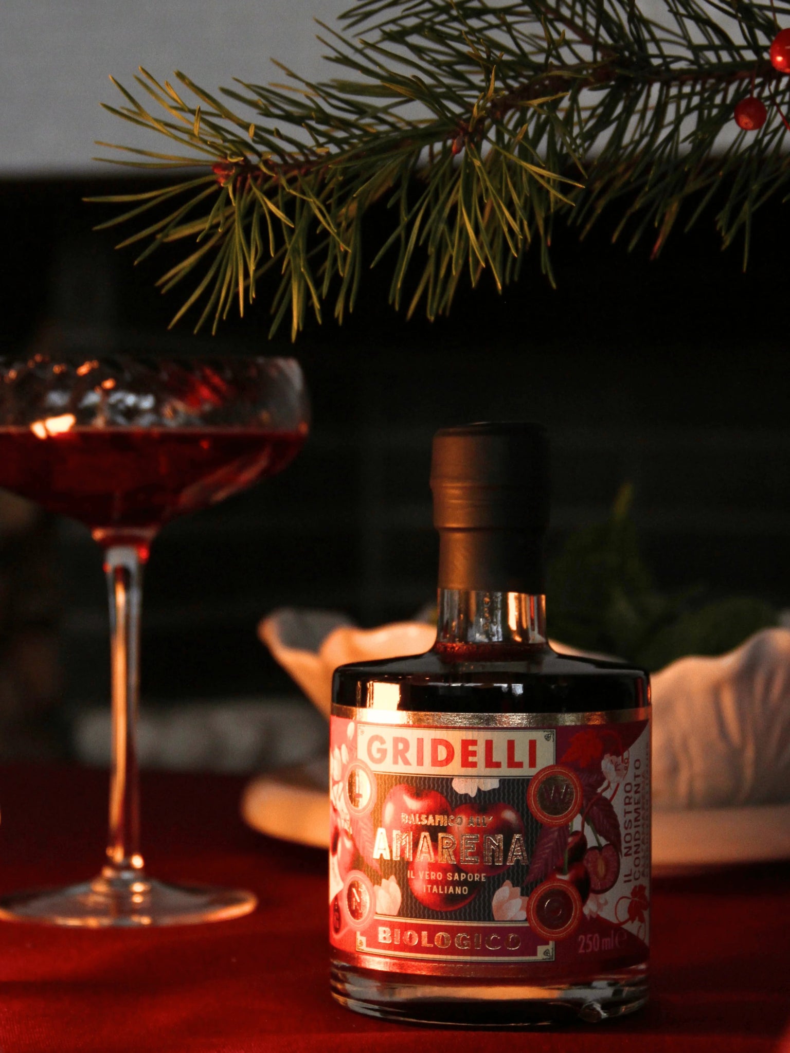 Gridelli Amarena - kirsikka - balsamico 250 ml - Lempi Lifestyle