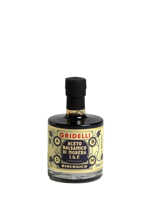 Gridelli Luomu Balsamiviinietikka – Aceto Balsamico Di Modena I.G.P. (250 ml) - Lempi Lifestyle