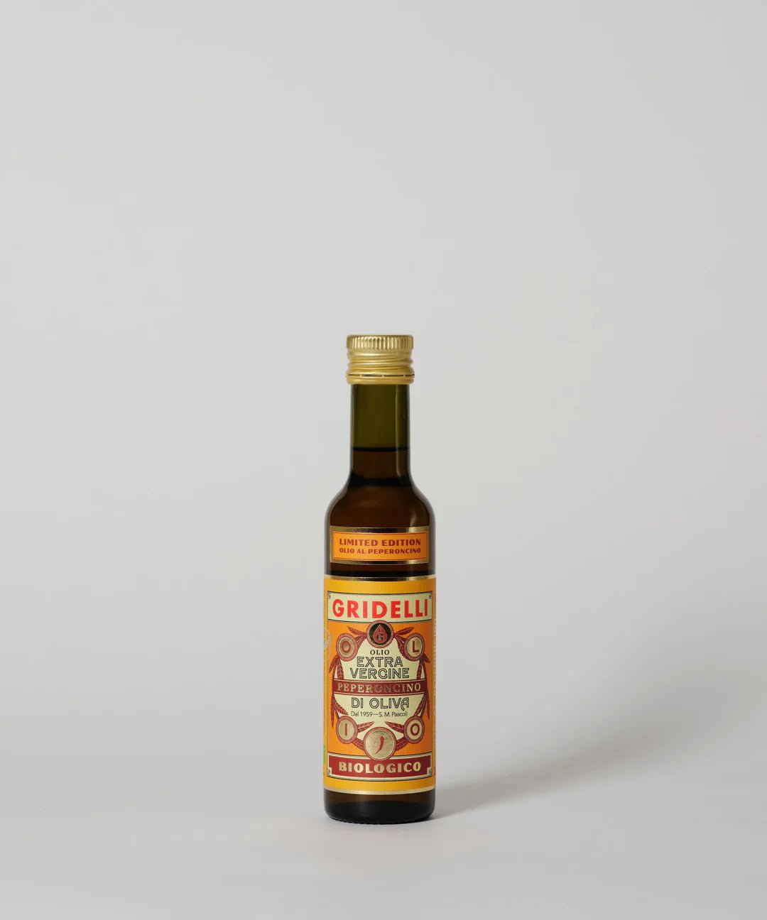 Gridelli Olio Al Peperoncino – Chilitwistillä Maustettu Oliiviöljy (250 ml) - Lempi Lifestyle