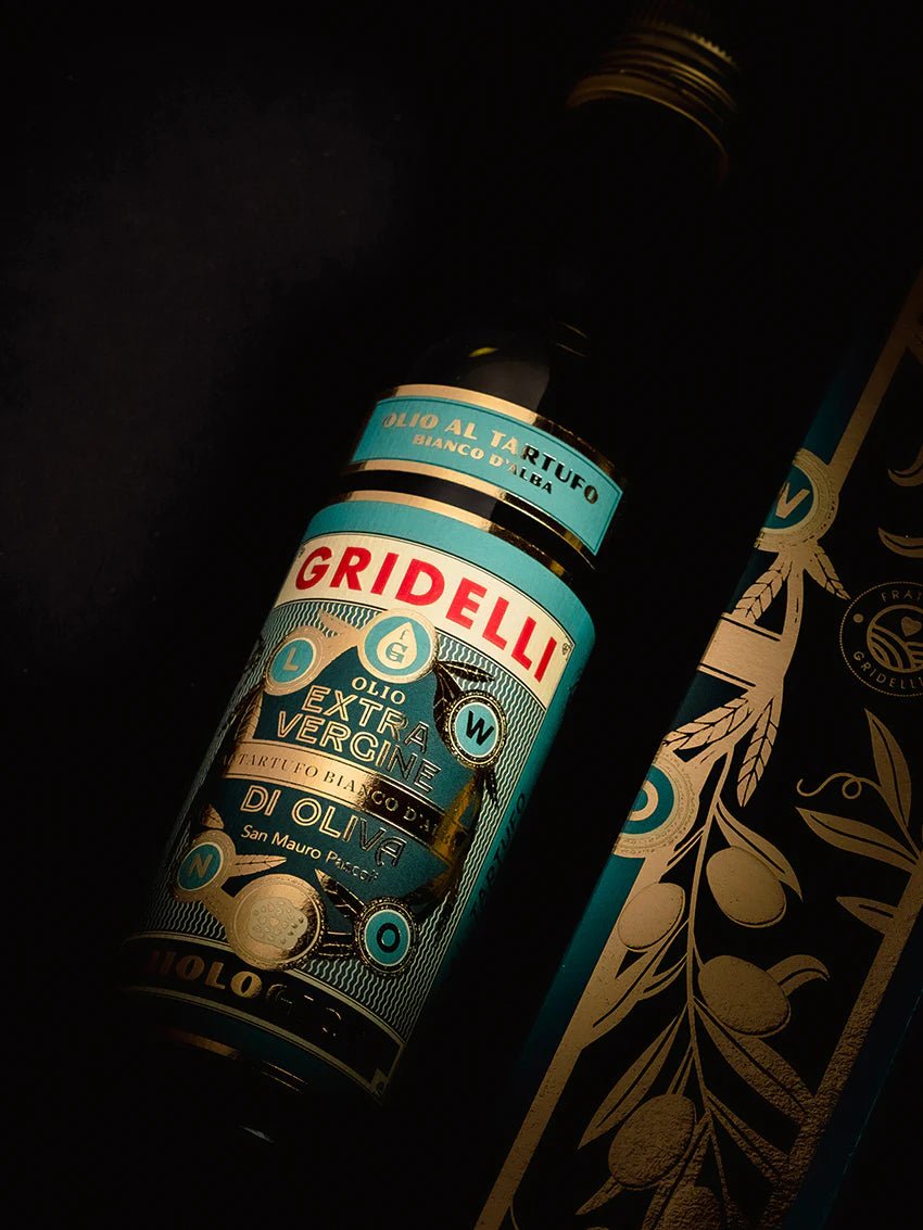 Gridelli valkoinen tryffelioliiviöljy 250 ml - Lempi Lifestyle