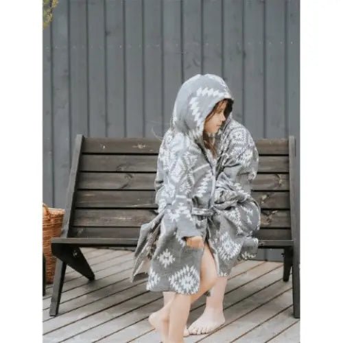 Hamam Inca Kylpytakki Hupulla - Lasten Malli - Lempi Lifestyle