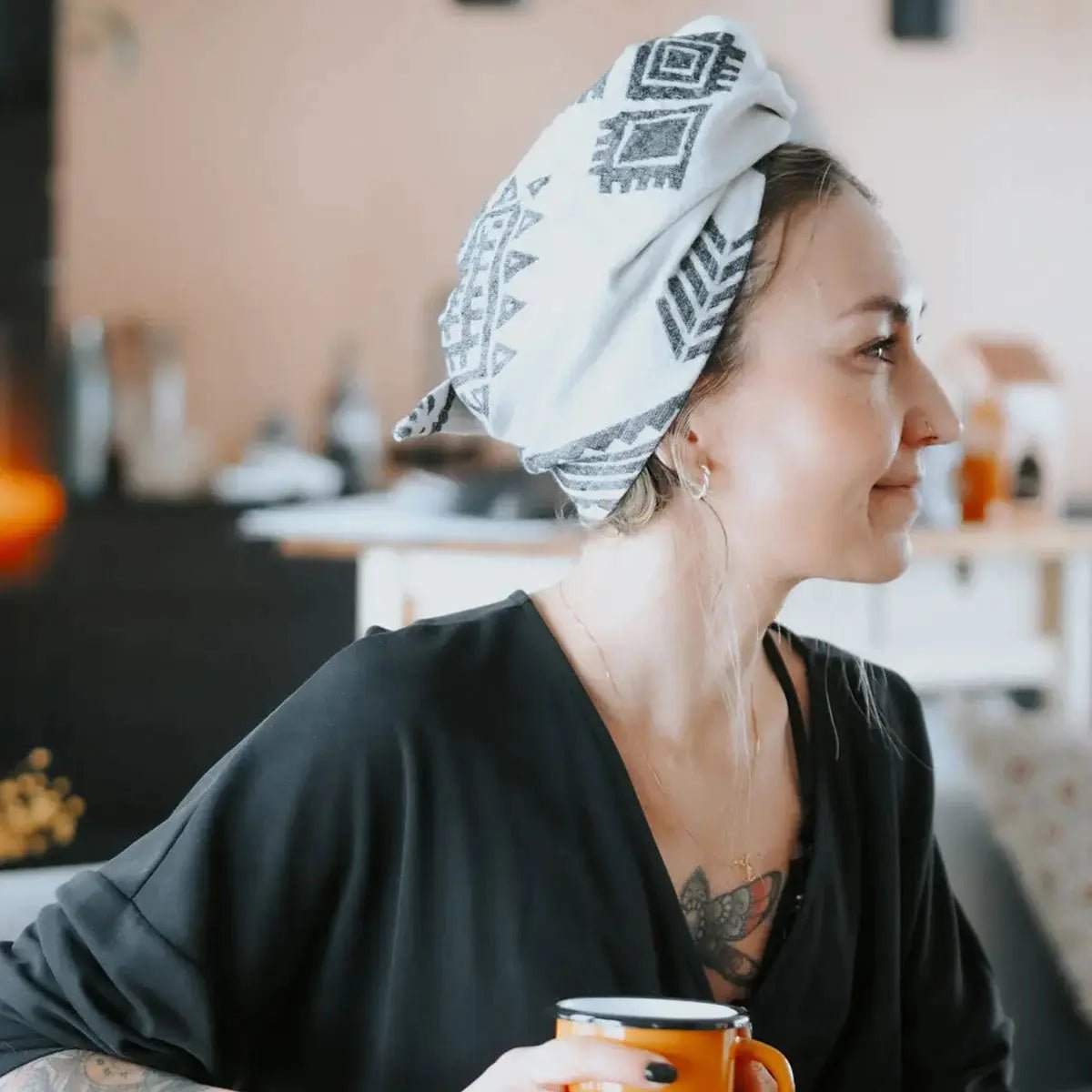 Hamam Timeless Hiuspyyhe - Turbaani | Puuvillaa - Lempi Lifestyle