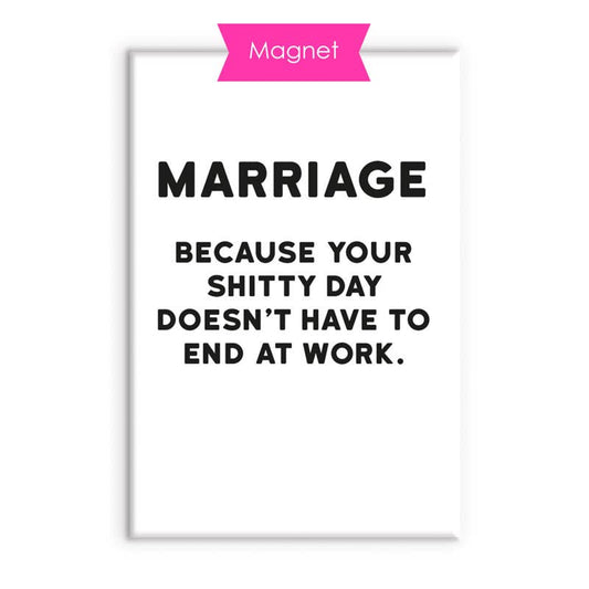 Hauska jääkaappimagneetti I Marriage - Lempi Lifestyle