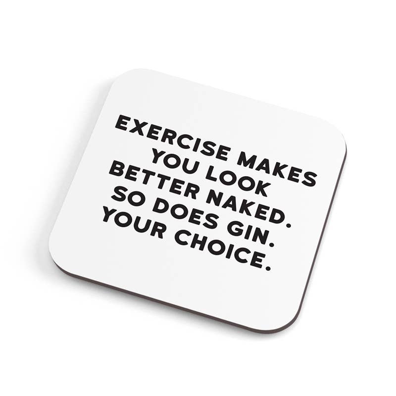 Hauska lasinalunen I Exercise or Gin - Lempi Lifestyle