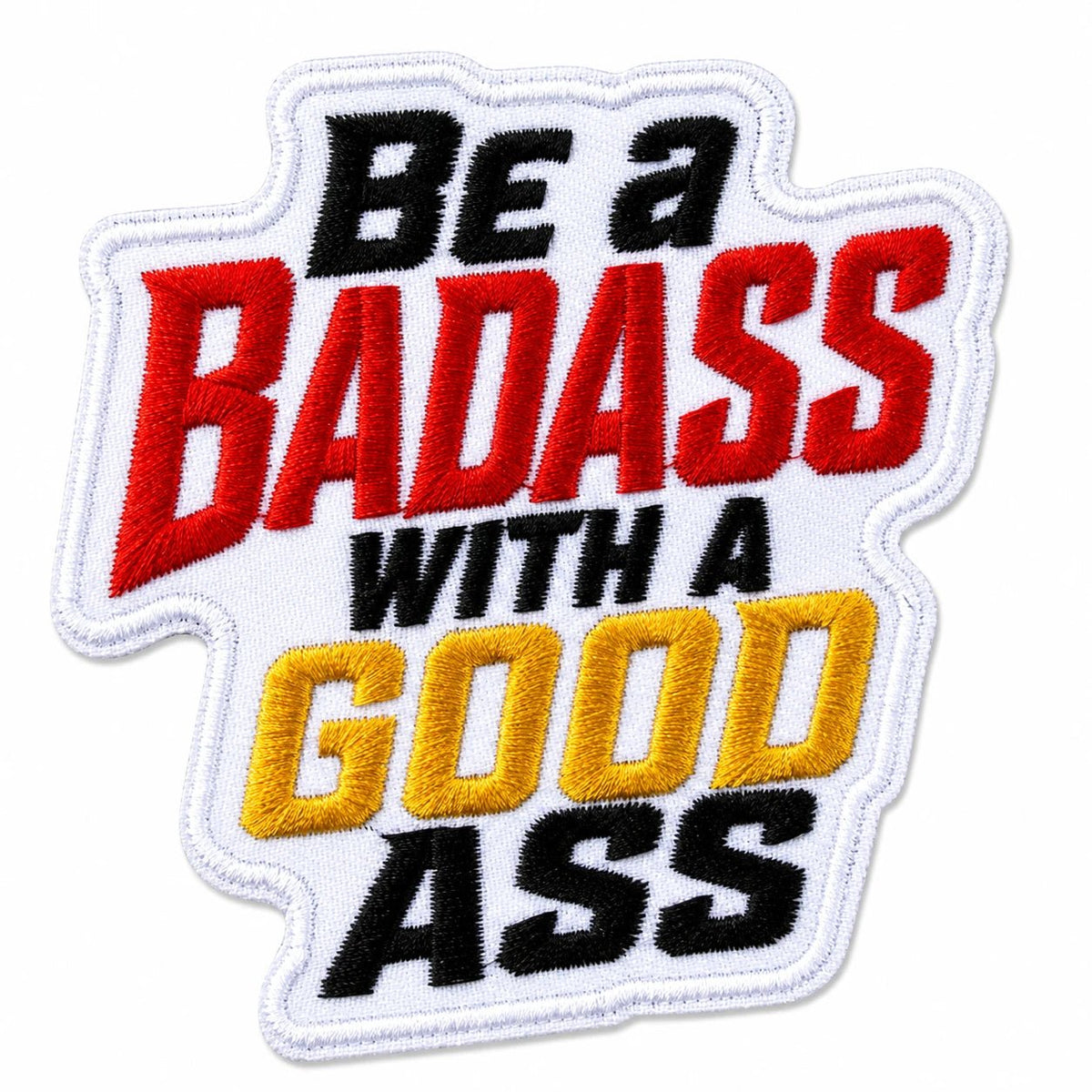Hauska reppumerkki / Morale Patch treenireppuun ja kasseihin - Be badass with a good ass - Lempi Lifestyle