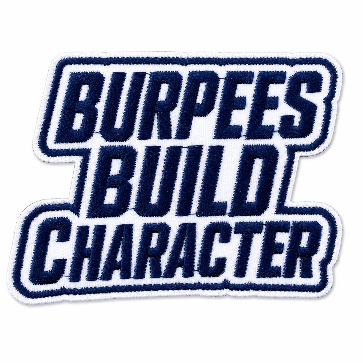 Hauska reppumerkki / Morale Patch treenireppuun ja kasseihin- Burpees build character - Lempi Lifestyle