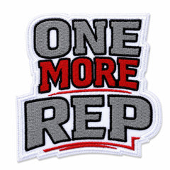 Hauska reppumerkki / Morale Patch treenireppuun ja kasseihin- One more rep - Lempi Lifestyle