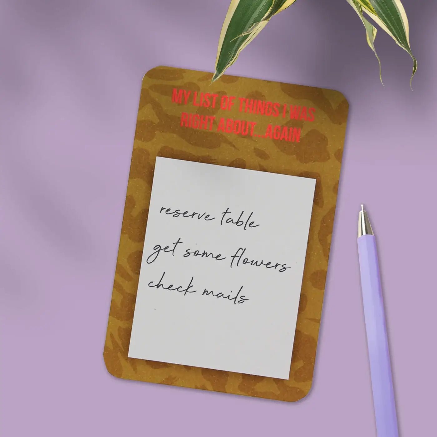 Hauskat muistilaput - My List of Things I Was Right About - Lempi Lifestyle