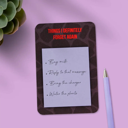 Hauskat muistilaput - Things I definitively forget again - Lempi Lifestyle