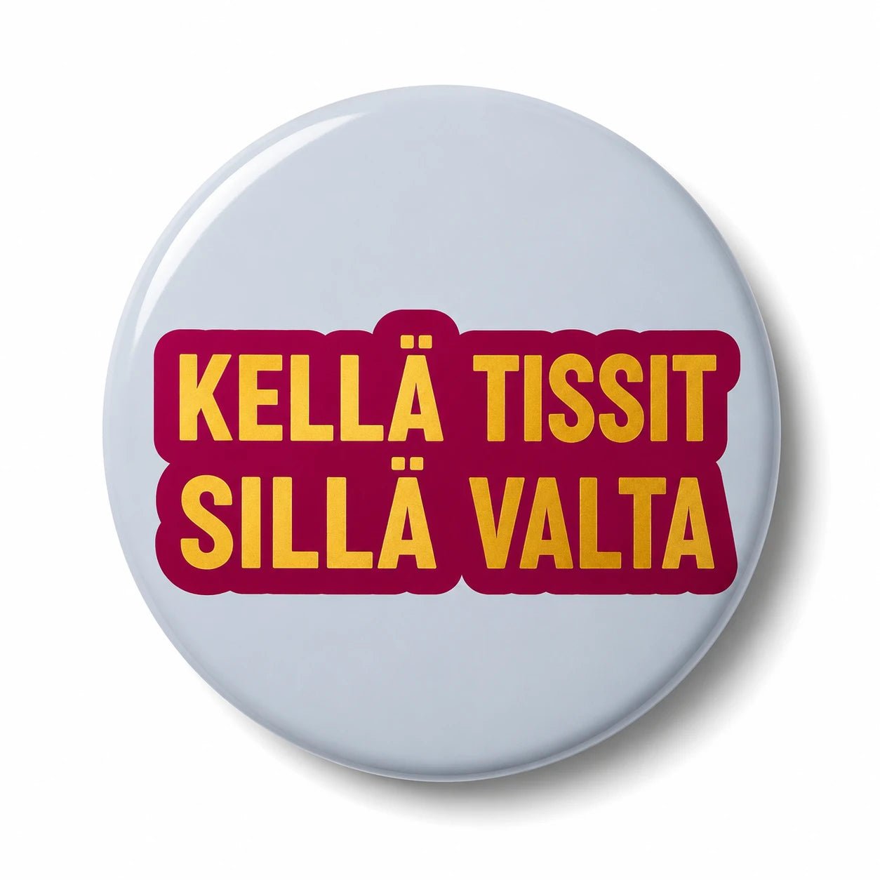 Hauskat pinssit ja rintanapit teksteillä - 25 mm ja 38 mm - Lempi Lifestyle
