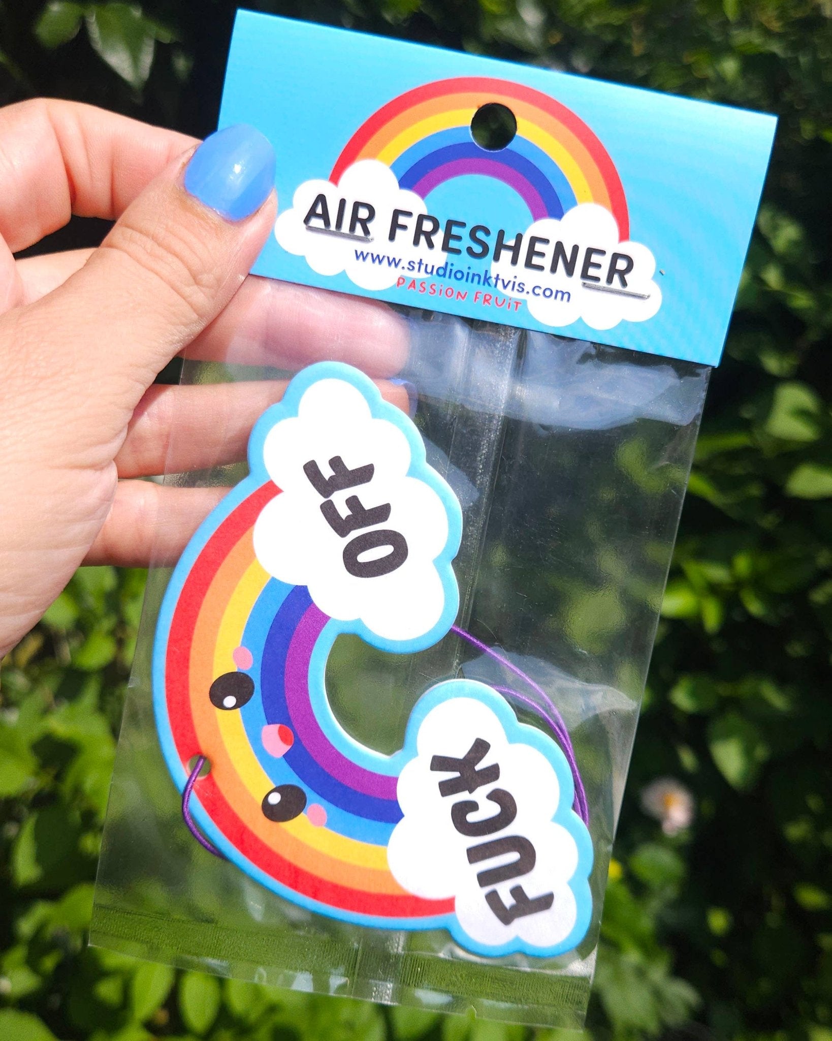 Ilmanraikastin Rainbow F*** Off – Passionhedelmän tuoksu - Lempi Lifestyle