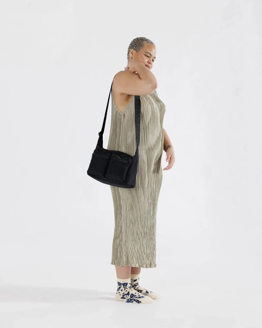 Baggu Nylon Shoulder Bag – olkalaukku musta