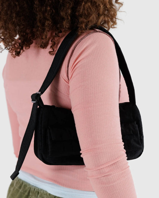 Baggu Mini Nylon Shoulder Bag – mini olkalaukku musta