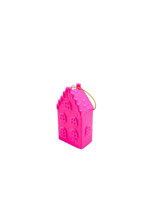 Joulukoriste talo, pinkki - Lempi Lifestyle