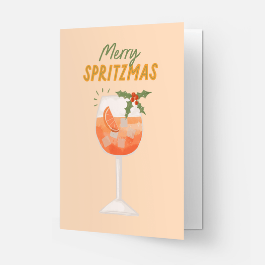 Joulukortti Merry Spritzmas - Lempi Lifestyle