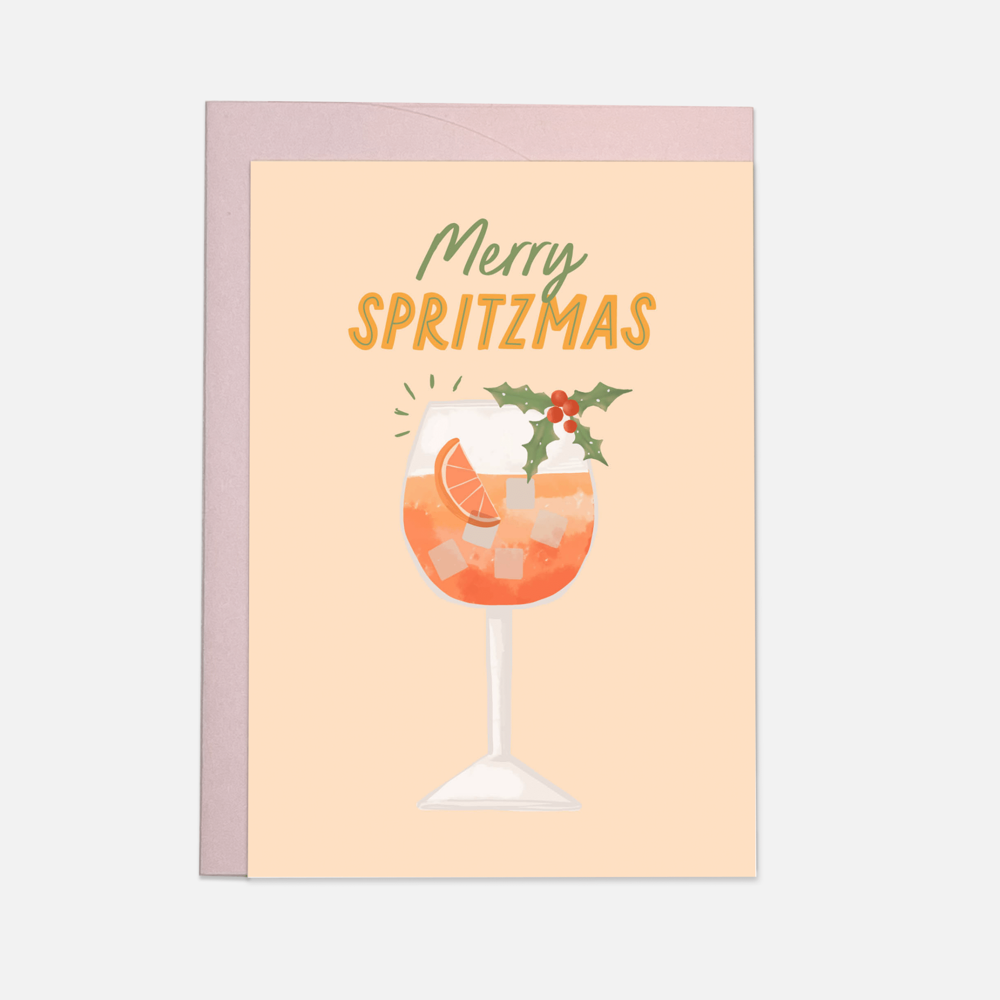 Joulukortti Merry Spritzmas - Lempi Lifestyle