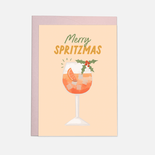 Joulukortti Merry Spritzmas - Lempi Lifestyle