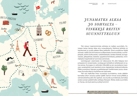 Junamatkailijan käsikirja – 100 vinkkiä reissusta haaveilevalle - Lempi Lifestyle
