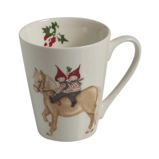 Kahvikuppi Hevonen ja tonttu I 30 cl - Lempi Lifestyle