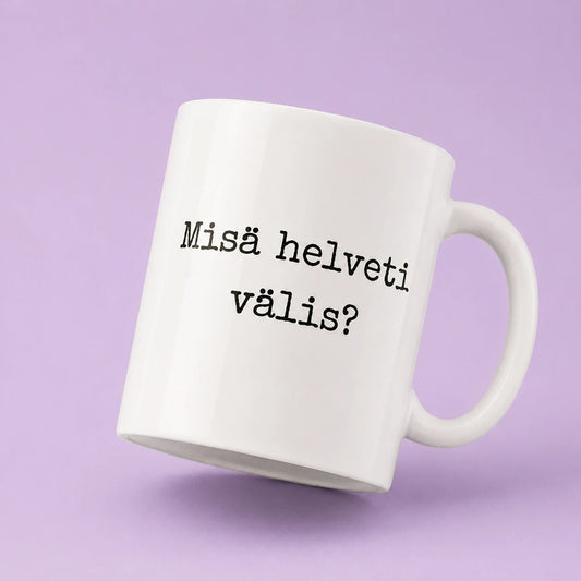 Kahvikuppi - Misä helveti välis? - Lempi Lifestyle