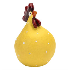 Kana keltainen - Keramiikka, kevät, lahjaideat 20,