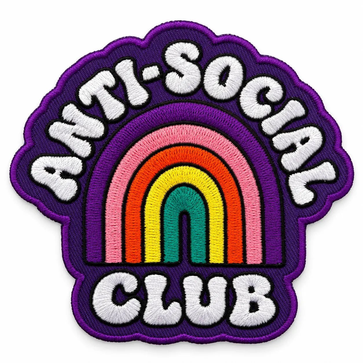 Kangasmerkki - Anti social club haalarimerkki - Lempi Lifestyle