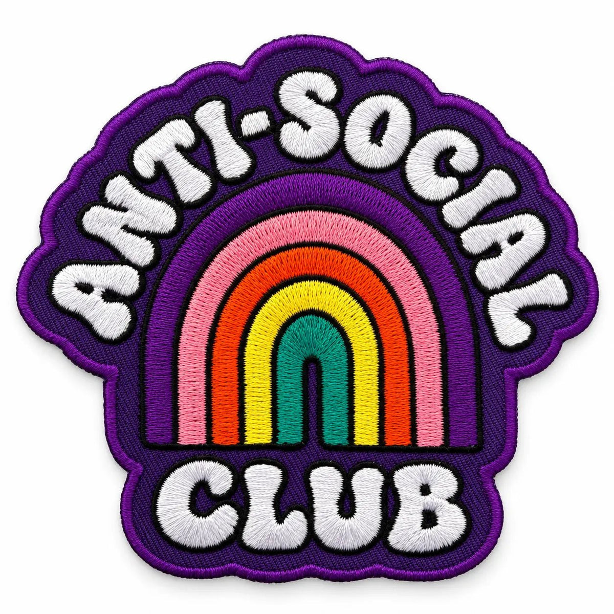Kangasmerkki - Anti social club haalarimerkki - Lempi Lifestyle