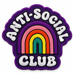 Kangasmerkki - Anti social club haalarimerkki - Lempi Lifestyle