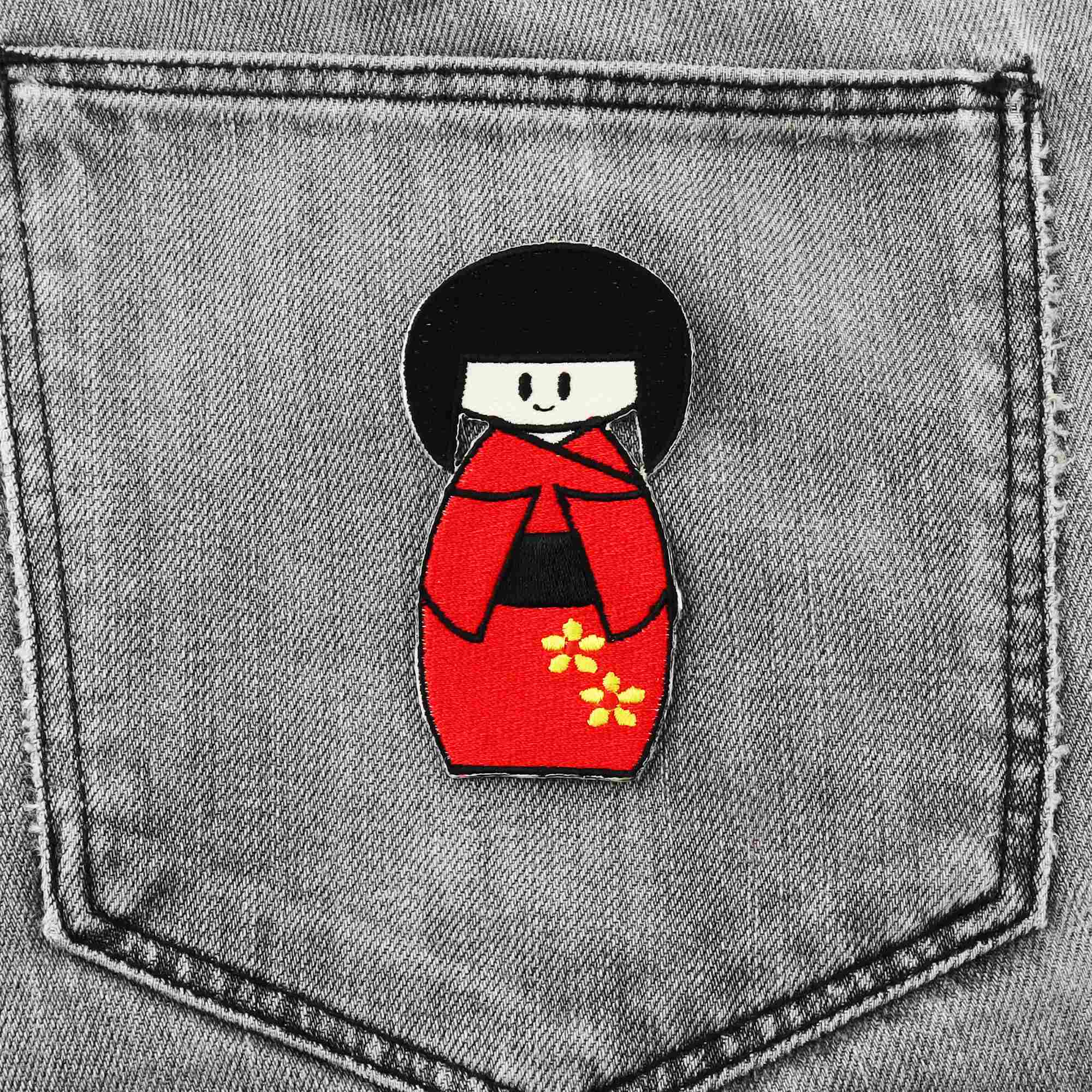 Kangasmerkki Geisha I haalarimerkki silitettävä - Lempi Lifestyle