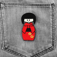 Kangasmerkki Geisha I haalarimerkki silitettävä - Lempi Lifestyle