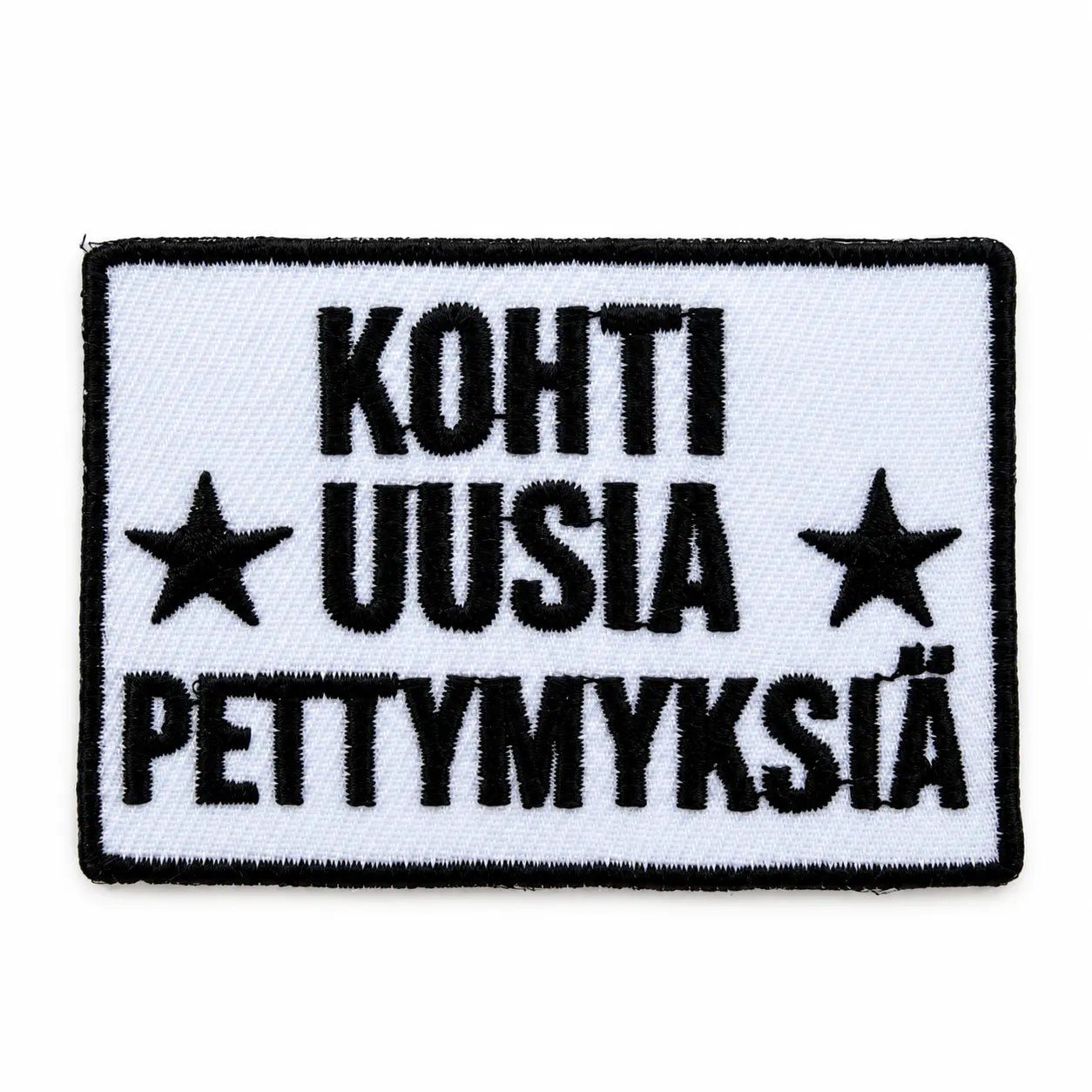 Kangasmerkki - Kohti uusia pettymyksiä haalarimerkki - Lempi Lifestyle