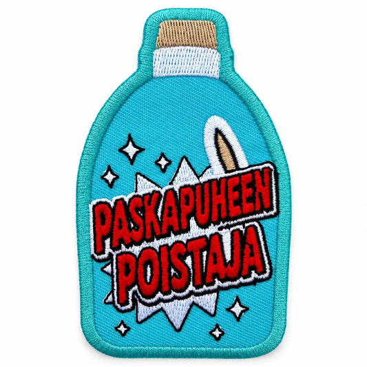 Kangasmerkki - Paskapuheen poistaja haalarimerkki - Lempi Lifestyle