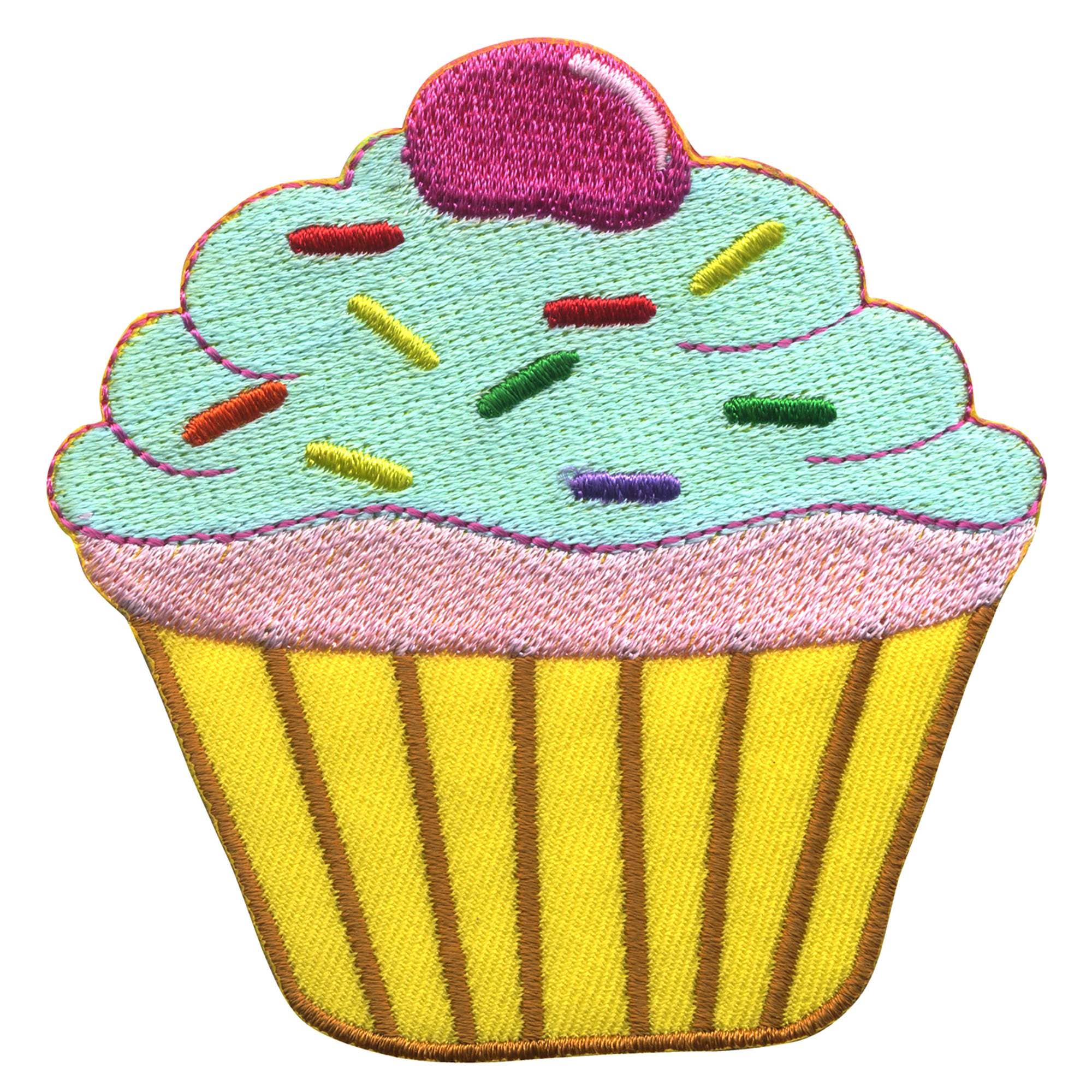 Kangasmerkki silitettävä I cupcake - Lempi Lifestyle