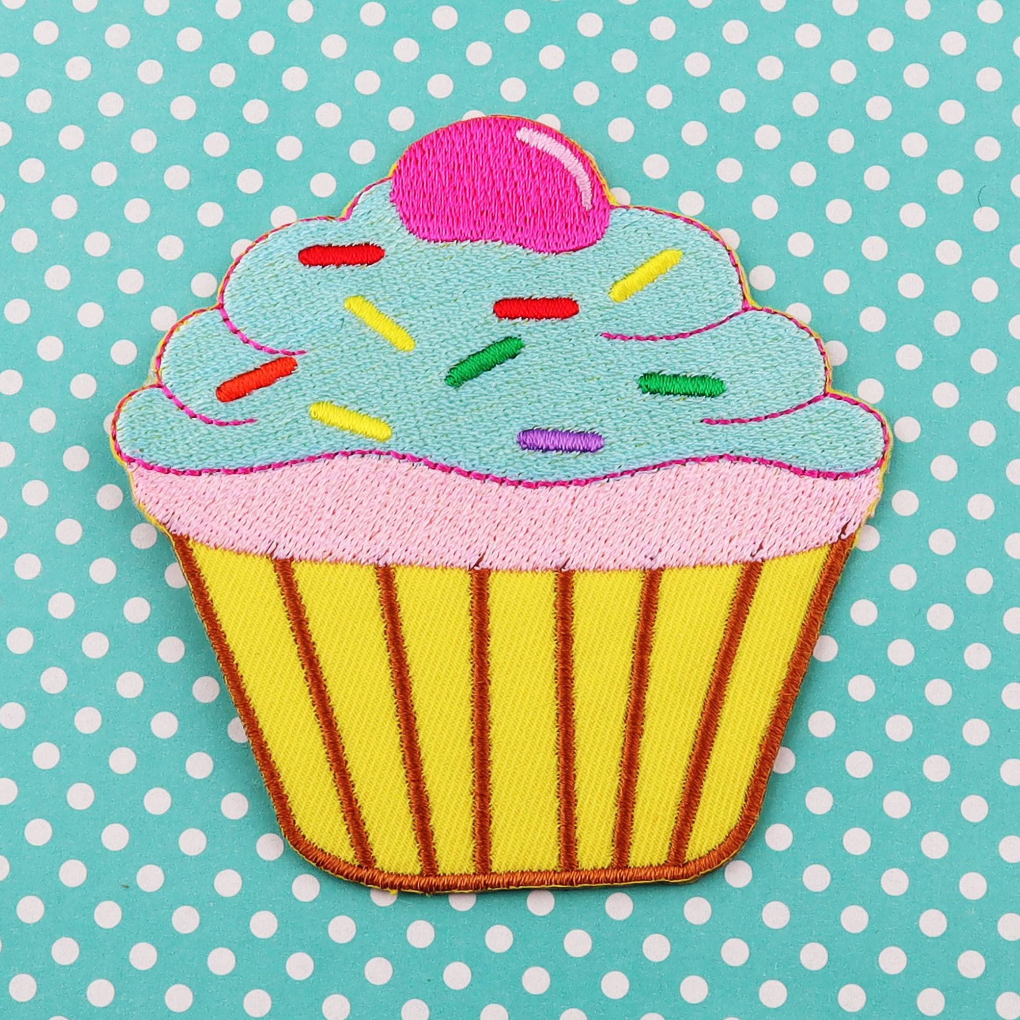 Kangasmerkki silitettävä I cupcake - Lempi Lifestyle