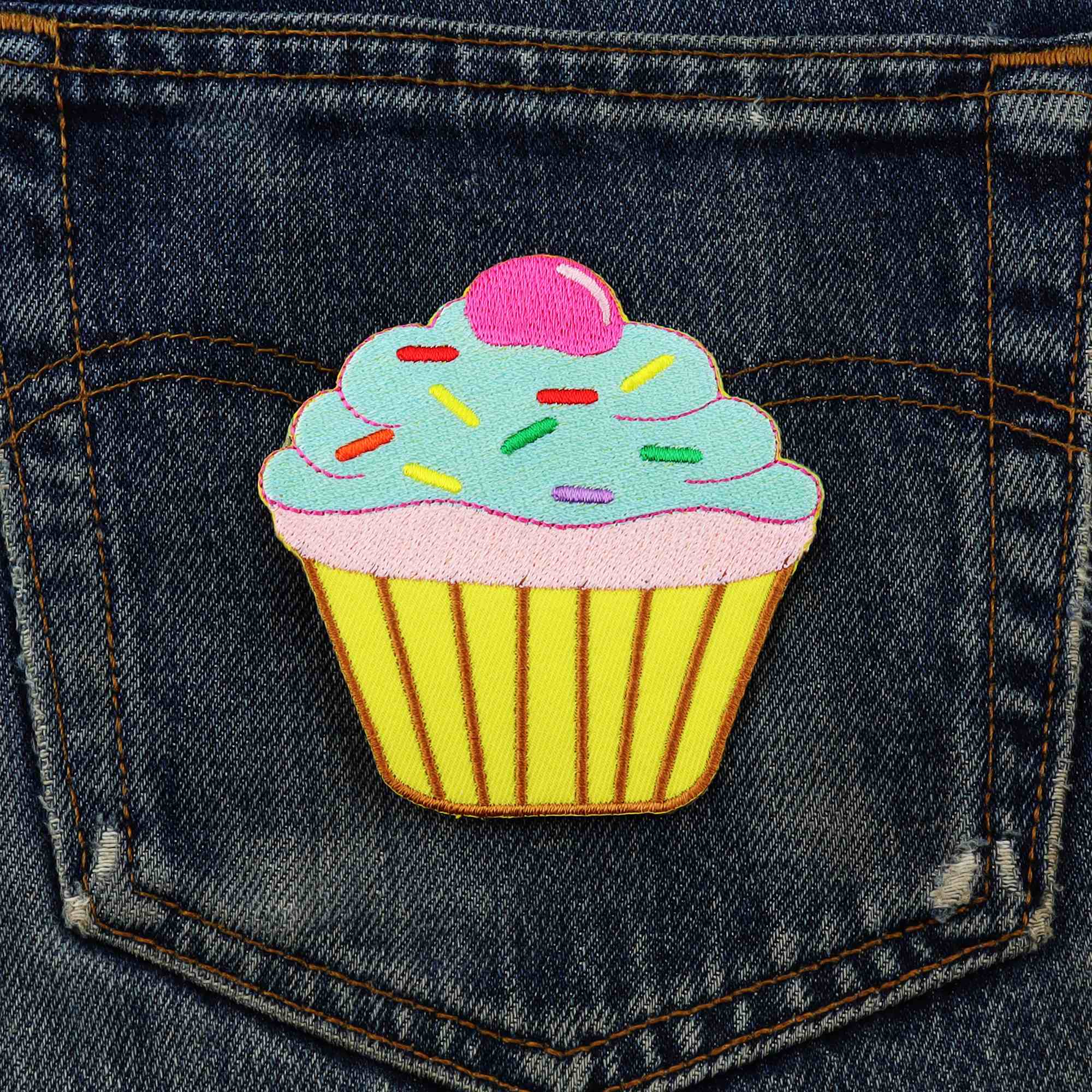 Kangasmerkki silitettävä I cupcake - Lempi Lifestyle