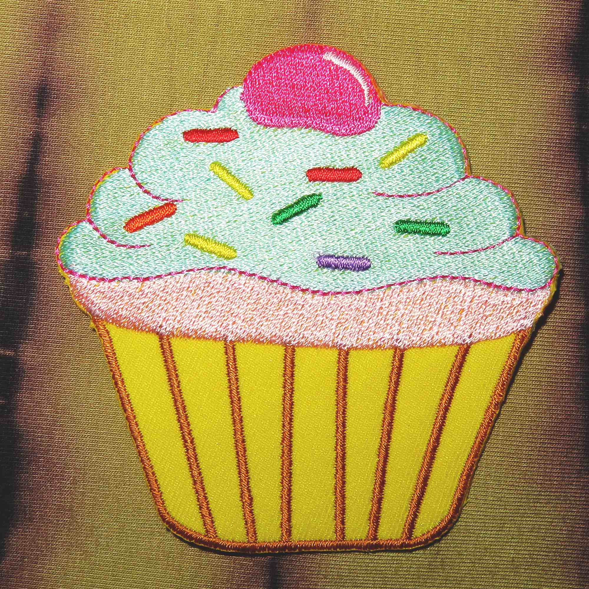 Kangasmerkki silitettävä I cupcake - Lempi Lifestyle