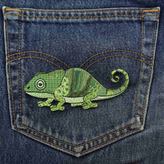 Kangasmerkki silitettävä I kameleontti eri värejä - Lempi Lifestyle