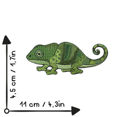 Kangasmerkki silitettävä I kameleontti eri värejä - Lempi Lifestyle