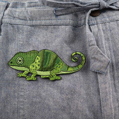 Kangasmerkki silitettävä I kameleontti eri värejä - Lempi Lifestyle