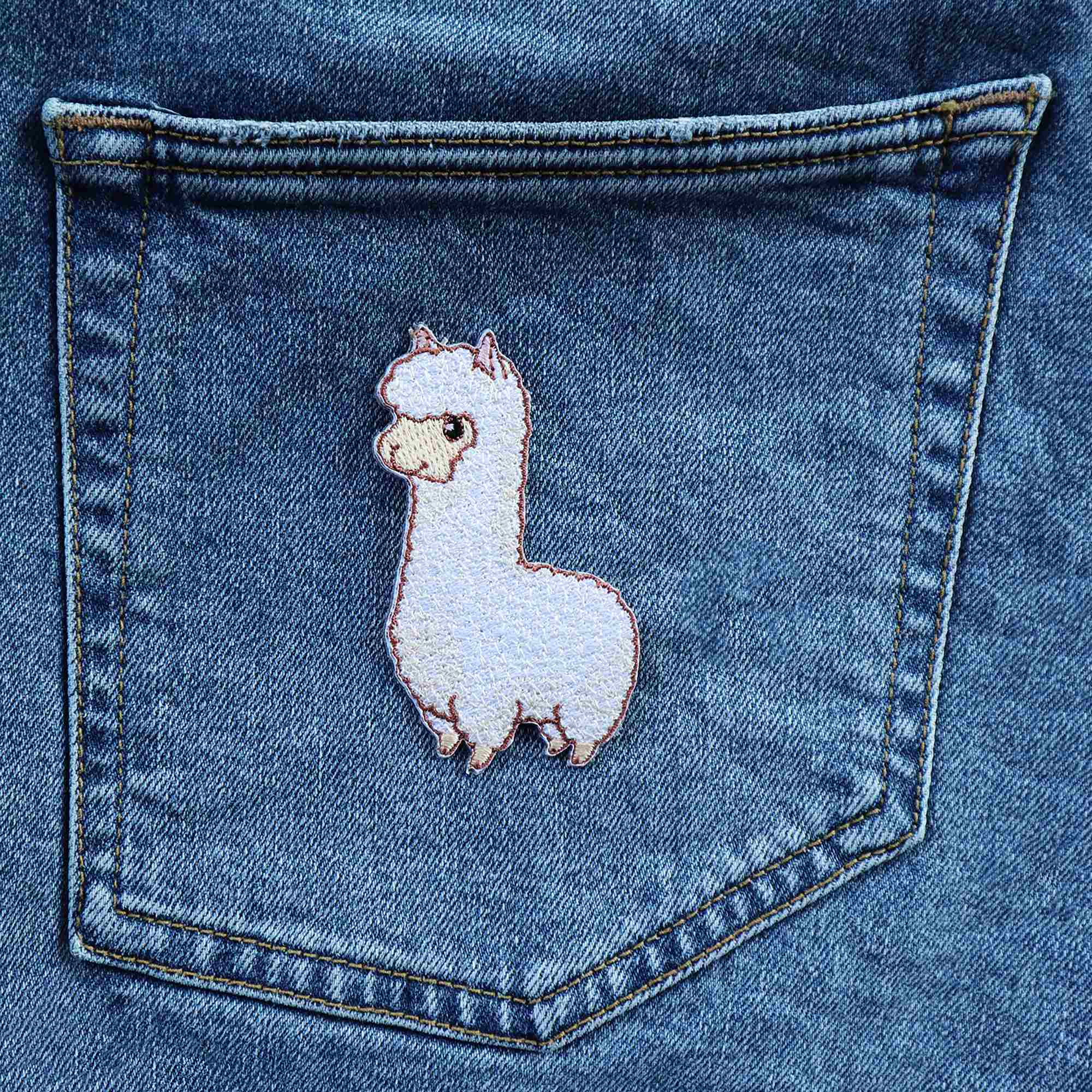 Kangasmerkki silitettävä I laama - Lempi Lifestyle